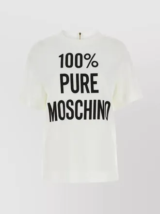 Moschino crepe t-shirt
