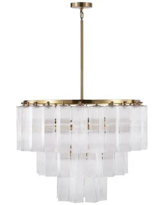 Safavieh Couture Kelcie Tiered Glass Chandelier