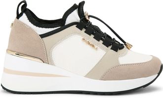 Carvela Womens High Rise Swift Sneakers - White - Size UK 6