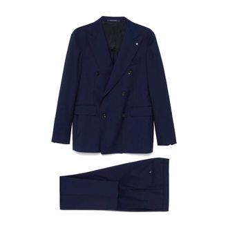 Tagliatore Virgin Wool Suit - Heren - Business pakken - Blauw - 2XL - Katoen - Kostuums