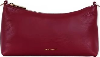 Coccinelle Aura shoulder bag - women - Grained Leather - One Size - Red