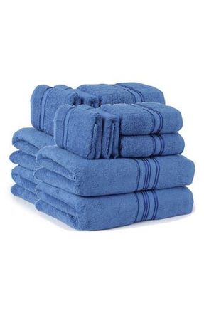 Luxury Home 12-Piece Premium Cotton Towel Set in Blue at Nordstrom Rack