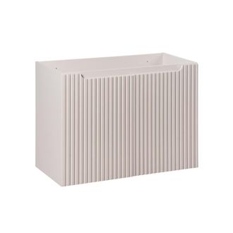 Petits Meubles Mueble bajo lavabo 80cm 2 puertas paneles de melamina y mdf cachemira