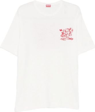 Kenzo Gots Kenzo Cartoon Outlined Classic T-Shirt