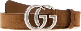 Gucci Camel Suede Belt