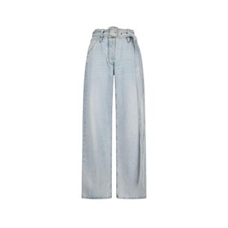 Darkpark Wide Jeans, female, Blue, Size: W31 Dalila Belted Denim Jeans