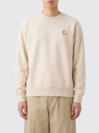 Maison Kitsun&eacute; Chillax Fox Logo Organic Cotton Crewneck Sweatshirt