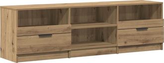 vidaXL Vidaxl - Mobile Porta Tv Rovere Artigianale 150x33,5x45 Cm In Truciolato