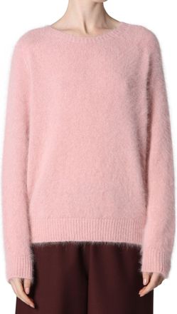 Roberto Collina Fuzzy Angora-Blend Sweater
