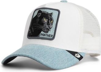 Goorin Brothers Trucker Cap The Panther Cap - Unisex | wei&szlig;/grau