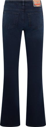 Diesel Womens Bell-Bottom Jeans Blue Cotton Flared