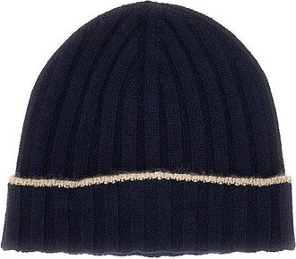 Brunello Cucinelli Ribbed cashmere beanie hat Man M