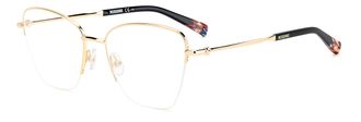 Missoni Ladies Rose Gold Rectangular Eyeglass Frames MIS-0122-000