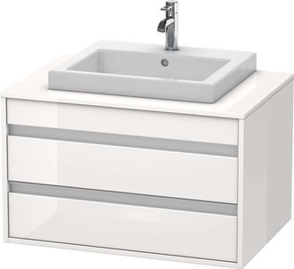 Duravit Duravit - Ketho Mueble Bajo Encimera 6754, 2 Cajones, 800mm, Para