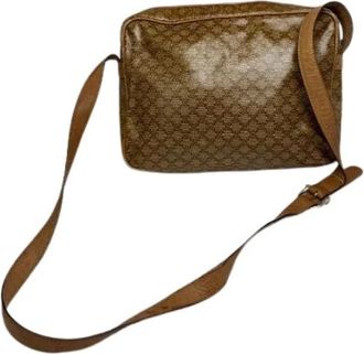 Celine Pre-owned Vintage Shoulder Bag - Dames - Vintage Schoudertas - Bruin - ONE Size - Leer - Vintage