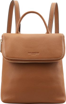 Paul Costelloe Womens Nanay Brown Leather Backpack Bag - One Size