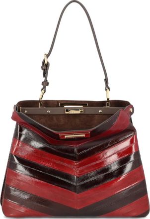 Fendi medium Peekaboo Soft shoulder bag - Brown