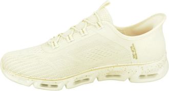 Skechers Lycra Slip-On Verende Schoenen - Dames - Sneakers - Beige - 40 EU - Schoenen