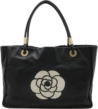 Chanel Pre-owned Tote Bags, female, Black, Size: ONE SIZE Pre-owned Vintage Tote Bag