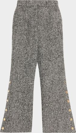 Toccin Gracie Button Wide-Leg Pants