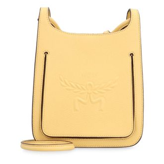 MCM Cross Body Bags, female, Yellow, Size: ONE SIZE Himmel Mini Hobo Bag