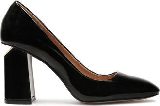 Kazar Lakleren vierkante neus pumps - Dames - Pumps - Zwart - 38 EU - Leer - Schoenen