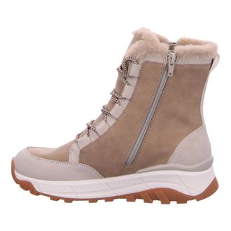 Rieker Veterenkelboot - Dames - Schoenen - Beige - Maat: 41 EU Zijde