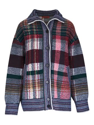 Missoni button-fastening cardigan - Blu