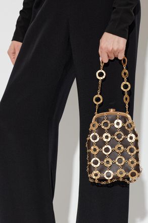 Cult Gaia Leather Bag Brielle, Womens, Black