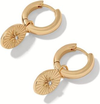 Miranda Frye Amanda Huggie Earrings in Gold at Nordstrom