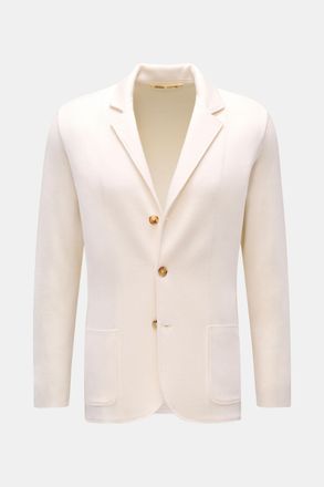 Maurizio Baldassari Men - Cashmere knit blazer cream