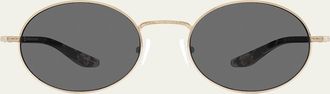 Barton Perreira Anamcara Metal Oval Sunglasses