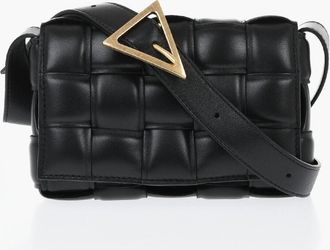 Bottega Veneta Borsa a Tracolla in Pelle Intrecciata con Fibbia Iconica Bottega Veneta