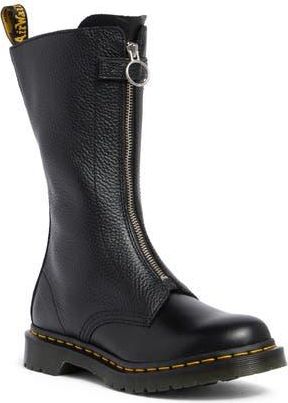 Dr. Martens 1B99 Front Zip Leather Boot in Black at Nordstrom Rack, Size 6Us/ 4Uk