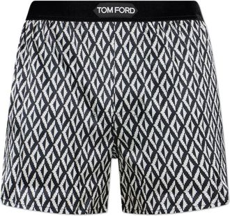 Tom Ford Zijden Boxershorts - Heren - Onderbroek - Zwart - XL - Satijn - Ondergoed