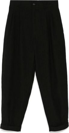 Songzio Pantaloni con pieghe - Nero