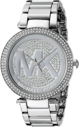 Michael Kors Elegante analoge horloge van roestvrij staal - Dames - Horloges - Grijs - ONE Size - Accessoires