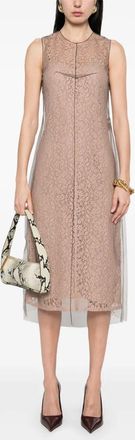 Fendi Kanten Midi-jurk