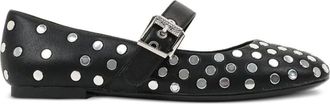 Karl Lagerfeld Schoenen, Dames, Zwart, 36 EU, Karo Studded Ballerinas