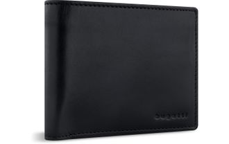 Bugatti Geldb&ouml;rse BUGATTI Remo - Scheintasche, Herren, schwarz, Kleinlederwaren Geldb&ouml;rse