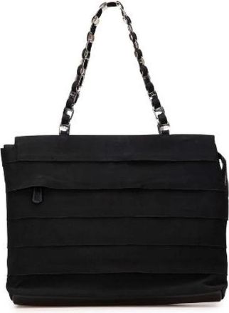 Ferragamo Pre-owned Tote Bags, female, Black, Size: ONE SIZE Pre-owned Canvas totes