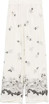 P.A.R.O.S.H. Pantaloni in seta - Bianco