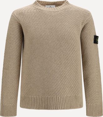 Stone Island Loose crewneck Sweater with ribbed trims Male XL