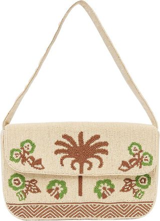 J.McLaughlin J. McLaughlin Rio Palm Court Vignette Leather Shoulder Bag