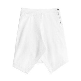 Christophe Lemaire Short Skirts, female, White, Size: 2XS Gonna midi asimmetrica