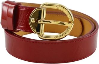 Louis Vuitton Pre-owned Belts, female, Red, Size: ONE SIZE Pre-owned Fabric belts