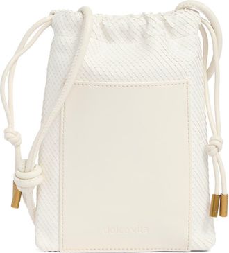Dolce Vita Evie Bucket Crossbody Bag in White at Nordstrom Rack