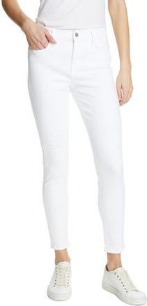 Frame Denim High Waist Ankle Skinny Jeans in Blanc at Nordstrom Rack, Size 23
