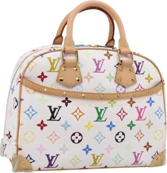 Louis Vuitton Pre-owned Hand Bag - Dames - Vintage Handtas - Veelkleurig - ONE Size - Leer - Vintage