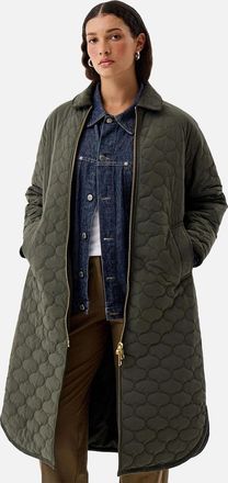 Hunter Womens Hunter Womens/Ladies Fionn Quilted Jacket - Tan - Size: 10/8